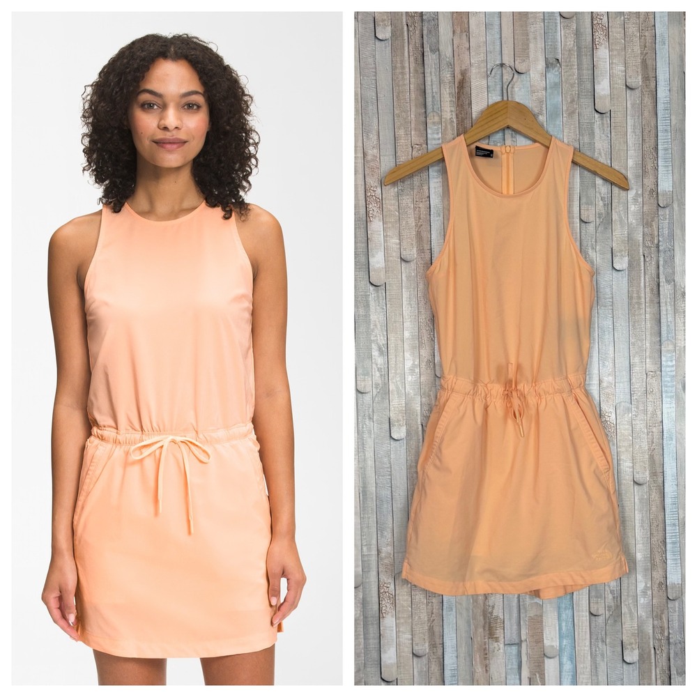 The North Face XS Never Stop Wearing Adventure Dress Apricot Active Shorts Lined